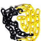 Corrente Plástica Preto/amarelo 8mm X 10 M Metasul