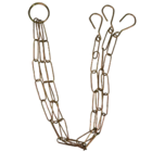 Corrente Tripla 74cm P/ Pendurar Vasos Suporte De Aço Cor: Do