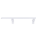 Corrimão Chato Alumínio Brilhante 3,00m Com Acessórios Unefix