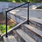 Corrimão Escada  Slim  1m/preto