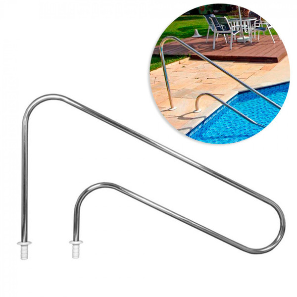 Corrimao Externo Para Piscina Em Aco Inox Leroy Merlin