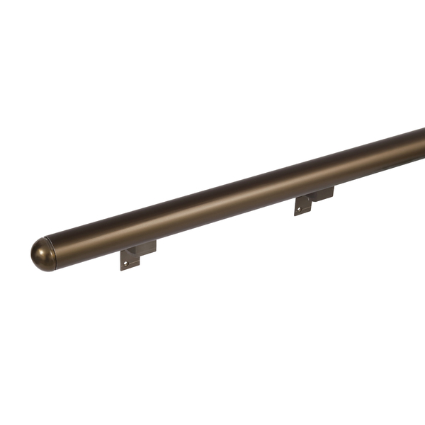 Corrimão Tubular 3m Bronze Alumínio Unefix