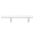 Corrimão Tubular Alumínio Branco 1,50m Com Acessórios Unefix