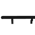 Corrimão Tubular Alumínio Preto 3,00m Com Acessórios Unefix