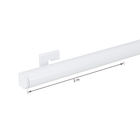 Corrimão Tubular de Alumínio Branco 3,00m com Acessórios Bugal