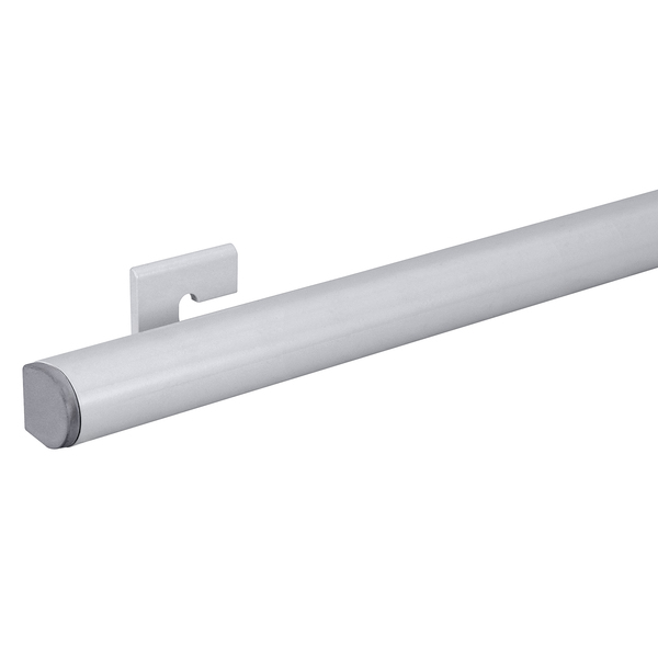 Corrimão Tubular de Alumínio Fosco 3,00m com Acessórios Bugal