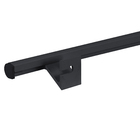 Corrimão Tubular de Alumínio Preto Fosco 3,00m com Acessórios Bugal