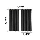 Corta Luz Tecido Jacquard Sala Quarto 170x280 Metros Casa Dona