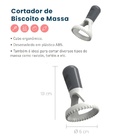 Cortador De Biscoito E Massa Modelador Ø 6cm Branco Anodilar