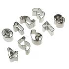 Cortador De Biscoito E Massas Numeros Em Inox 09 Peças