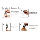 Cortador De Casca De Ovo Inox Kehome