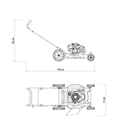 Cortador de Grama a Gasolina CC50M 6HP Tramontina
