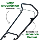 Cortador De Grama À Gasolina Lf 90g 3 5hp 4t Com Recolhedor T