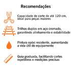 Cortador De Piso Manual Master  120cm Famastil