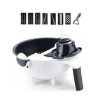 Cortador Fatiador De Legumes Escorredor Multifuncional Com Ra