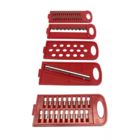 Cortador Fatiador Multi Batata Picador Legumes Manual 5 Em 1