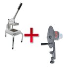 Cortador Picador De Legumes Médio Jl + Fatiador De Couve Vita