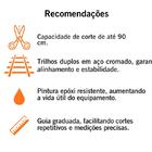 Cortador Piso E Azulejo 90cm - Foxlux, Tamanho: 90cm