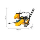 Cortadora de Piso 5,5HP MCP 93 GX160 Menegotti