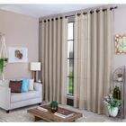 Cortina 1,80x 3,00m Bege Sala Quarto Escritorio Amanda