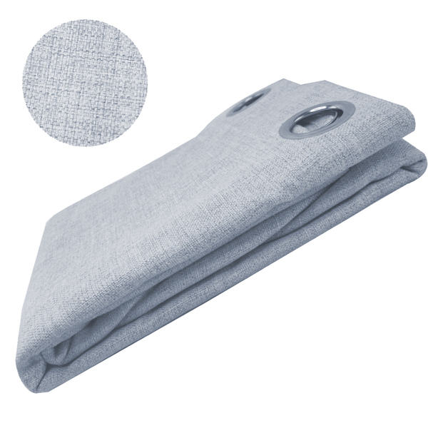 Cortina 1 Folha Corta Luz 8 Furos Sala Porta Janela 1.40x2.50m