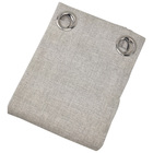 Cortina 1 Folha Corta Luz 8 Furos Sala Porta Janela 1.40x2.50m