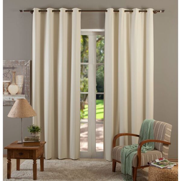 Cortina 2,30x2,80 Palha Janela Corta Luz Blackout
