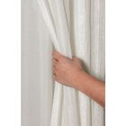 Cortina 2,30x3,00 Branco Ellen Longa Sala Estar