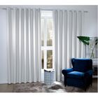 Cortina 2,60x5,60 Branca Carol Moderna