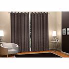 Cortina 2,70x3,00 Marrom Iriza Para Quarto