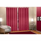 Cortina 2,70x3,00 Vermelho Iriza Sala De Estar