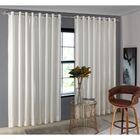 Cortina 2,70x4,00 Bege Jamile Luxo Para Janela