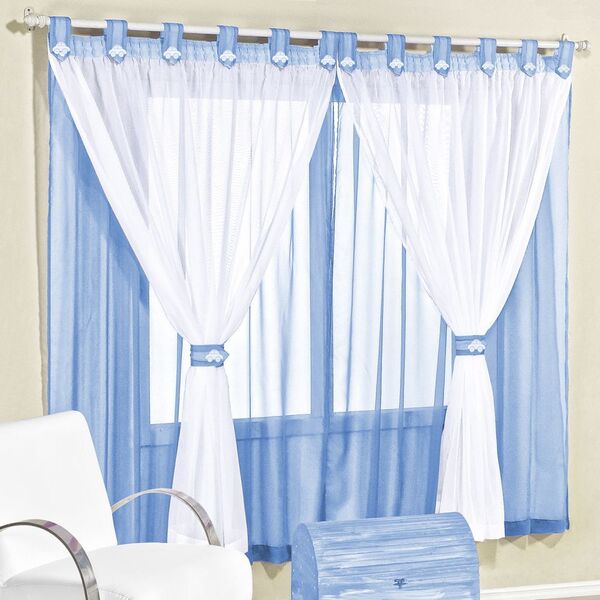 Cortina 2 00m X 1 70m Alt. Kids Decoração Quarto Criança Em V