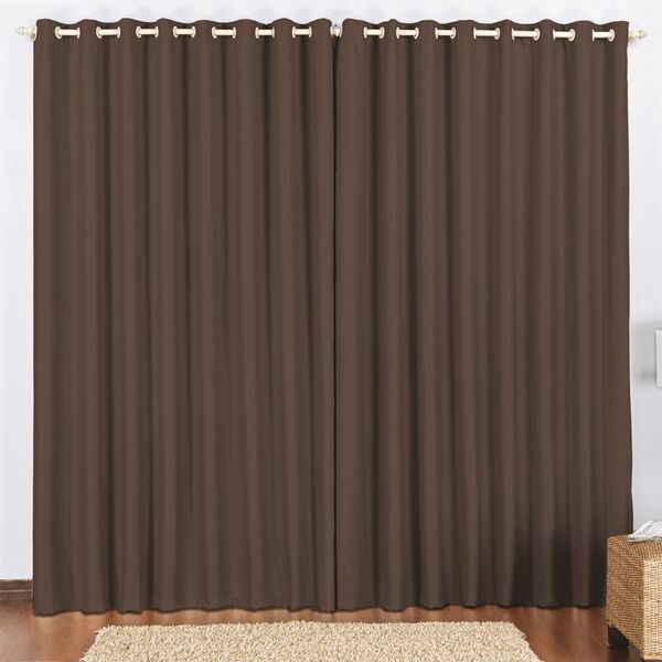 Cortina 2 Mts Sala Quarto Escritório Blackout Para Trilho Sui