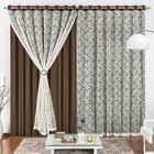 Cortina 2 Mts Sala Quarto Malha Renda Para Varão Baratissima