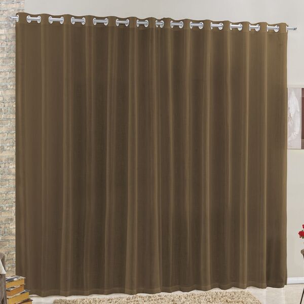 Cortina 2 Mts Sala Quarto Voal E Linho Para Varão Barata Taba