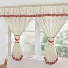 Cortina 2m Drika Pimenta Varão 2,0 X 1,3m Cozinha - Palha