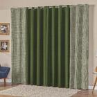 Cortina 2m Ester Varão Piquet Oxford 2,0 X 1,7 M - Verde