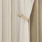 Cortina 2m Luna Varão Blackout Voil 2,0 X 1,7 M - Chocolate