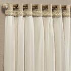 Cortina 2m Luna Varão Blackout Voil 2,0 X 1,7 M - Chocolate