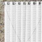 Cortina 2m Varão Microfibra 2,0 X 1,7 M - Branca