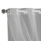 Cortina 2metros Voal Linho Com Forro Varão 2x1 7m 100% Poliés