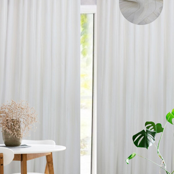 Cortina 3,00x2,60 Fancy Voil 1008 C/ Forro