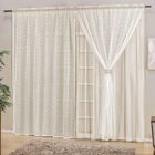 Cortina 3 00m X 2 50m Alt. Encanto Janela Sala Quarto Renda C