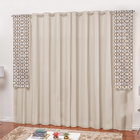 Cortina 410cm X 270cm Capadócia Areia Cotex
