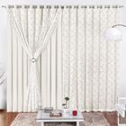 Cortina 4 Mt Sala Quarto Renda Com Malha Para Trilho Comum Ba