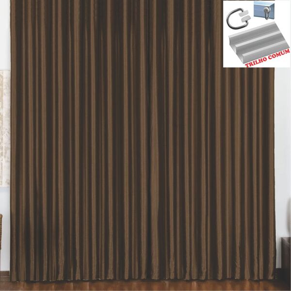 Cortina 4 Mts Sala Quarto Escritório Blackout Original Para T