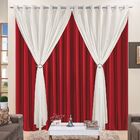 Cortina 4 Mts Sala Quarto Voal Com Microfibra Para Trilho Com