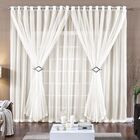 Cortina 4 Mts Voal Sala Quarto Para Varão Barata Palha - 100%