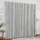 Cortina 4x2,8m Tecido Rústico Cinza